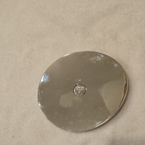 Dansk Silver Oval Desk Sculpture / Paperweight - 4.5" x 4" - Rare